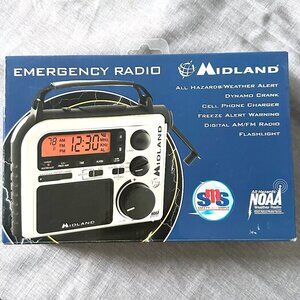 Midland Emergency Radio Battery & Crank ER102.    Make Offer!